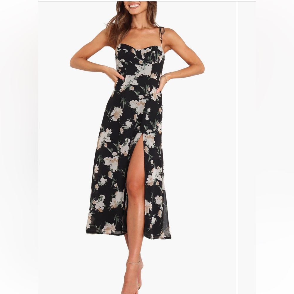 Petal & Pup Meg Floral Print Bustier Dress